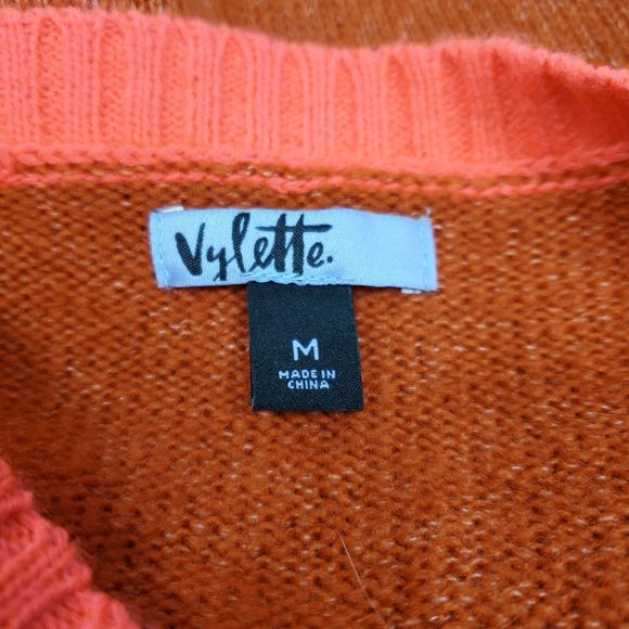 Vylette Knit Pullover Sweater Juniors Size Medium Multicolor Animal Print - Picture 12 of 12